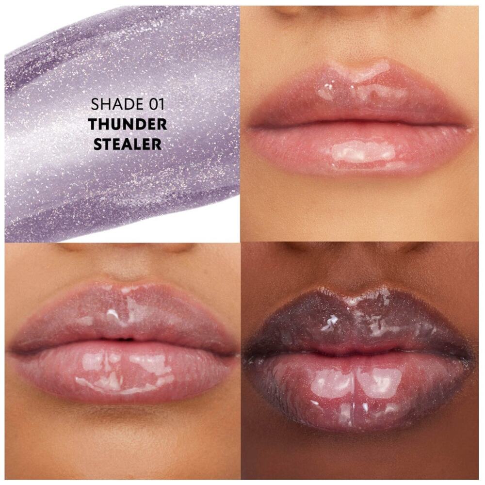 YSL Loveshine Plumping Lip Oil Gloss - #01 THUNDER STEALER - NEW in BOX - Picture 4 of 6